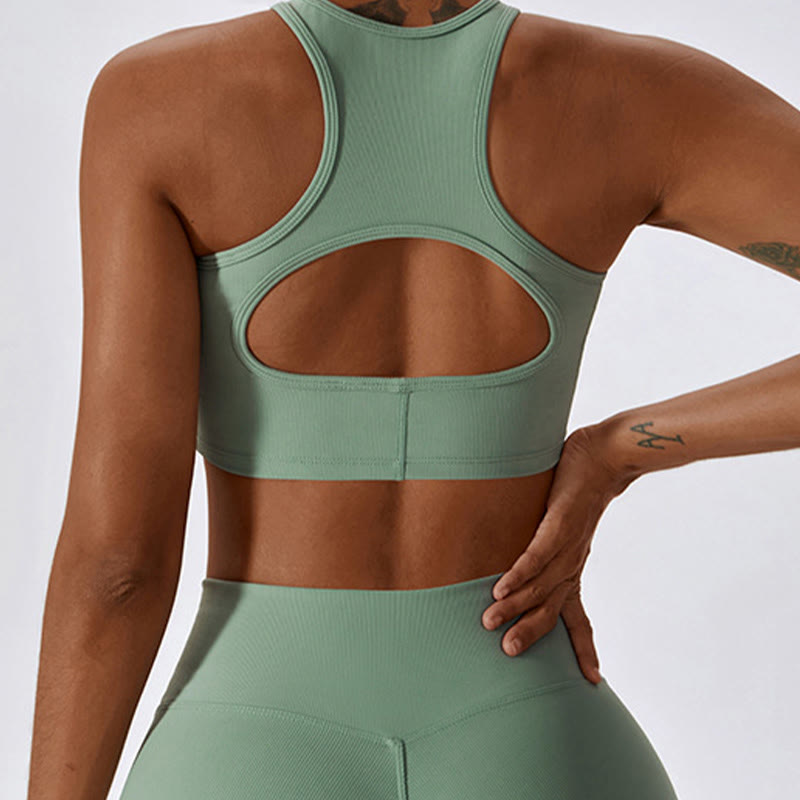 Débardeur court sans manches Buddha Stones Pantalon évasé Sports Fitness Yoga