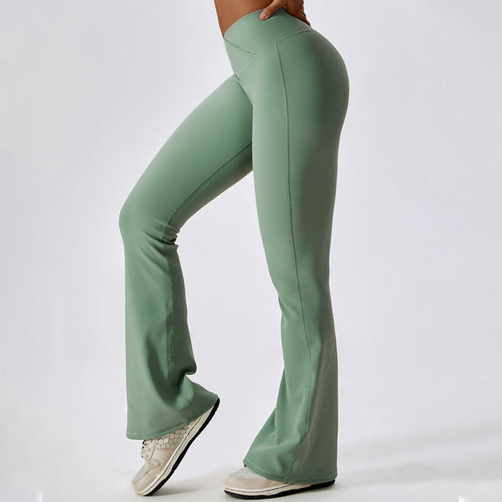 Débardeur court sans manches Buddha Stones Pantalon évasé Sports Fitness Yoga