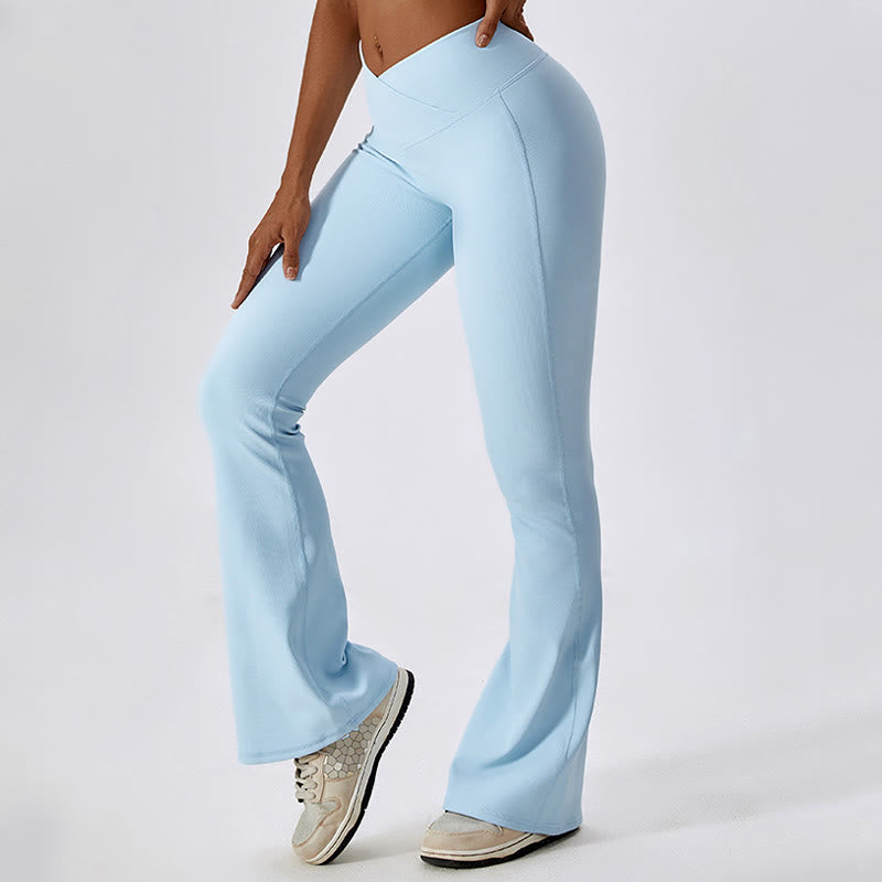 Débardeur court sans manches Buddha Stones Pantalon évasé Sports Fitness Yoga