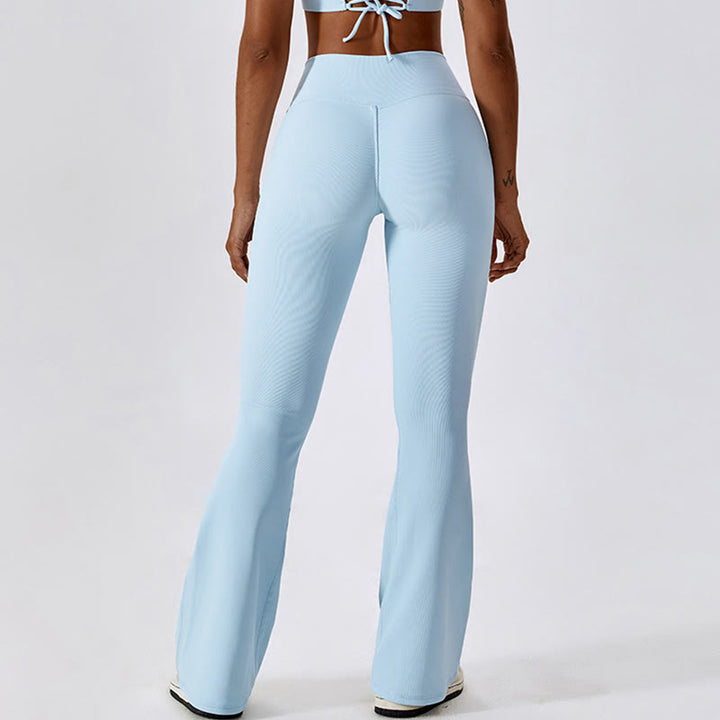 Débardeur court sans manches Buddha Stones Pantalon évasé Sports Fitness Yoga