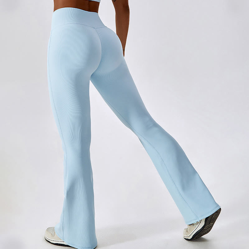 Débardeur court sans manches Buddha Stones Pantalon évasé Sports Fitness Yoga