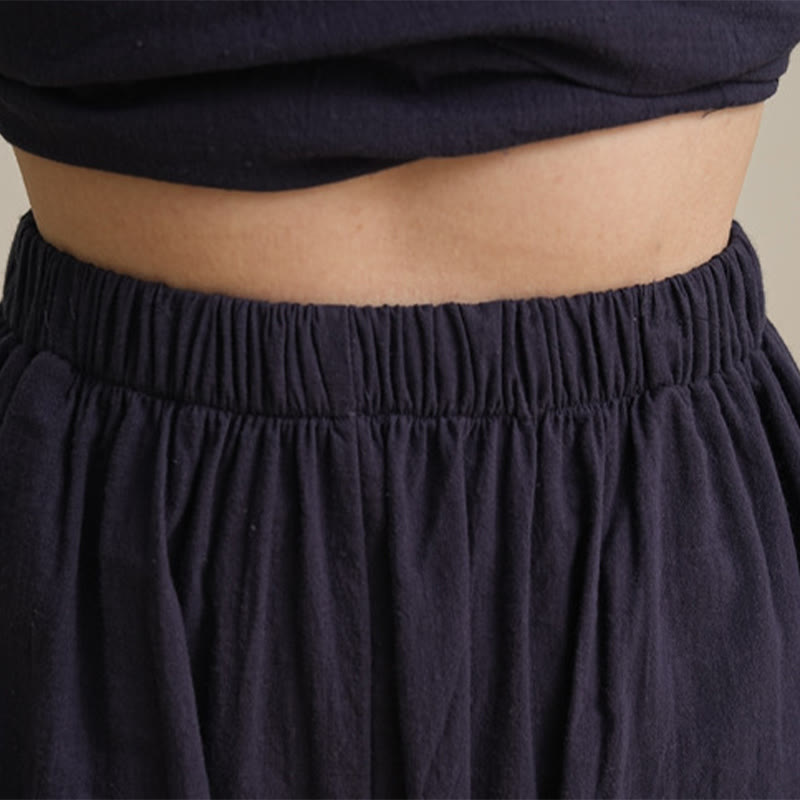 Ensemble 2 pièces en coton et lin pour femme, Buddha Stones en V, manches trois-quarts, pantalon, méditation, zen, tai-chi - image 18