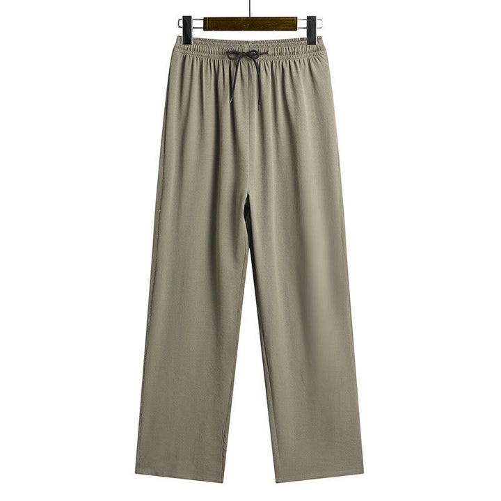 Buddha Stones Fu Caractère Tang Costume Hanfu Uniforme Traditionnel Haut À Manches Courtes Pantalon Vêtements Ensemble Homme - image 26