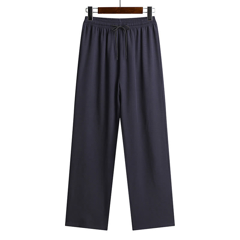 Buddha Stones Fu Caractère Tang Costume Hanfu Uniforme Traditionnel Haut À Manches Courtes Pantalon Vêtements Ensemble Homme - image 23