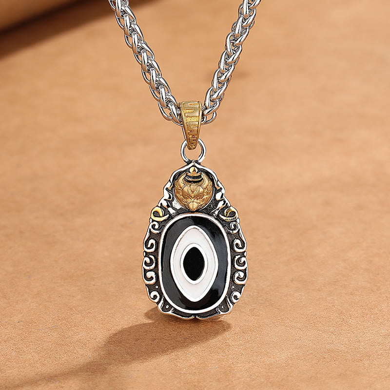 Collier pendentif en métal et cuivre avec Buddha Stones et motif Garuda - Cuivre - image 0