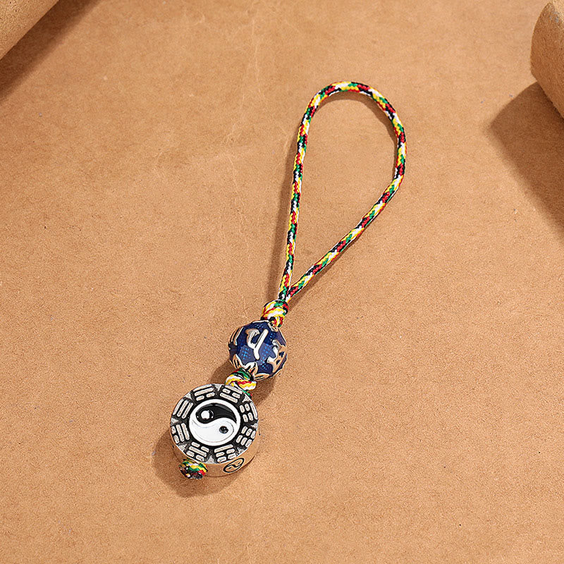 Porte- Buddha Stones Yin Yang Symbole Om Mani Padme Hum Bagua Cuivre Harmonie