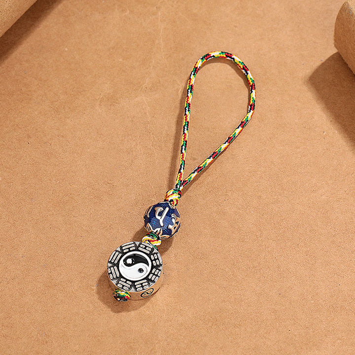 Porte- Buddha Stones Yin Yang Symbole Om Mani Padme Hum Bagua Cuivre Harmonie