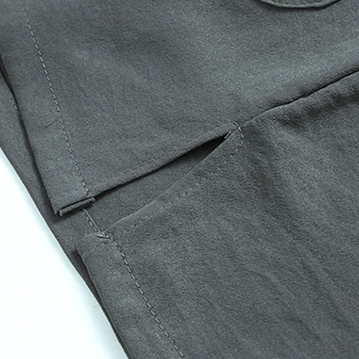 Buddha Stones Dragon Fu Caractère Tang Costume Traditionnel Chemise À Manches Courtes Pantalon À Jambes Larges Vêtements Ensemble Pour Hommes - image 9