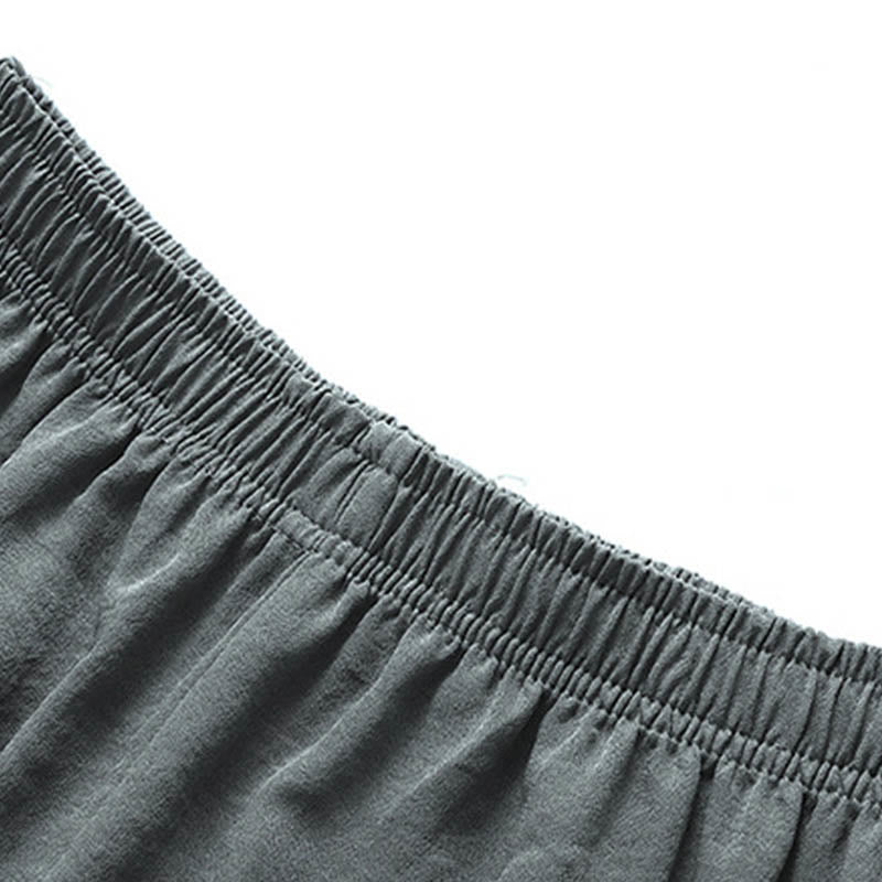 Buddha Stones Dragon Fu Caractère Tang Costume Traditionnel Chemise À Manches Courtes Pantalon À Jambes Larges Vêtements Ensemble Pour Hommes - image 11