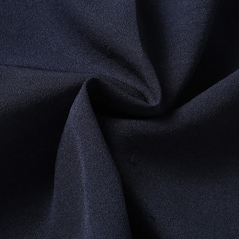 Ensemble de vêtements pour hommes avec haut à manches courtes et pantalon brodés avec personnages de Buddha Stones Fu - image 11