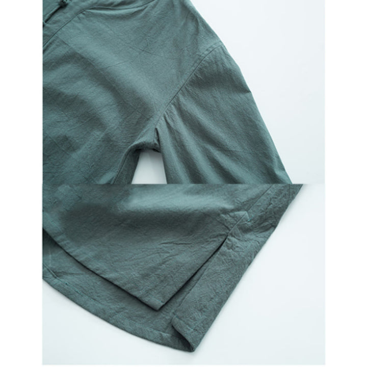 Ensemble homme composé d'un t-shirt à manches courtes et d'un pantalon, de couleur unie, avec Buddha Stones - image 2