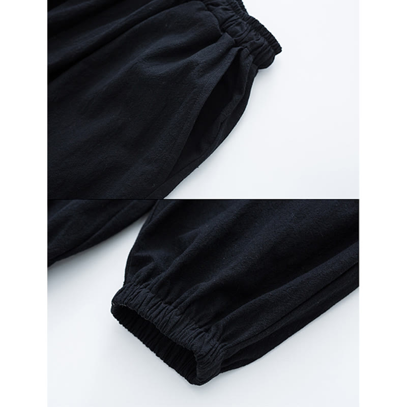 Ensemble homme composé d'un t-shirt à manches courtes et d'un pantalon, de couleur unie, avec Buddha Stones - image 10