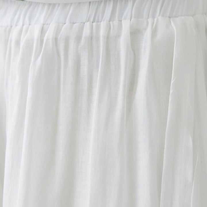 Ensemble 2 pièces t-shirt à manches courtes et pantalon à jambe large avec broderie de fleurs Buddha Stones - image 24