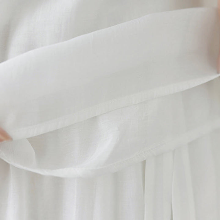 Ensemble 2 pièces t-shirt à manches courtes et pantalon à jambe large avec broderie de fleurs Buddha Stones - image 20