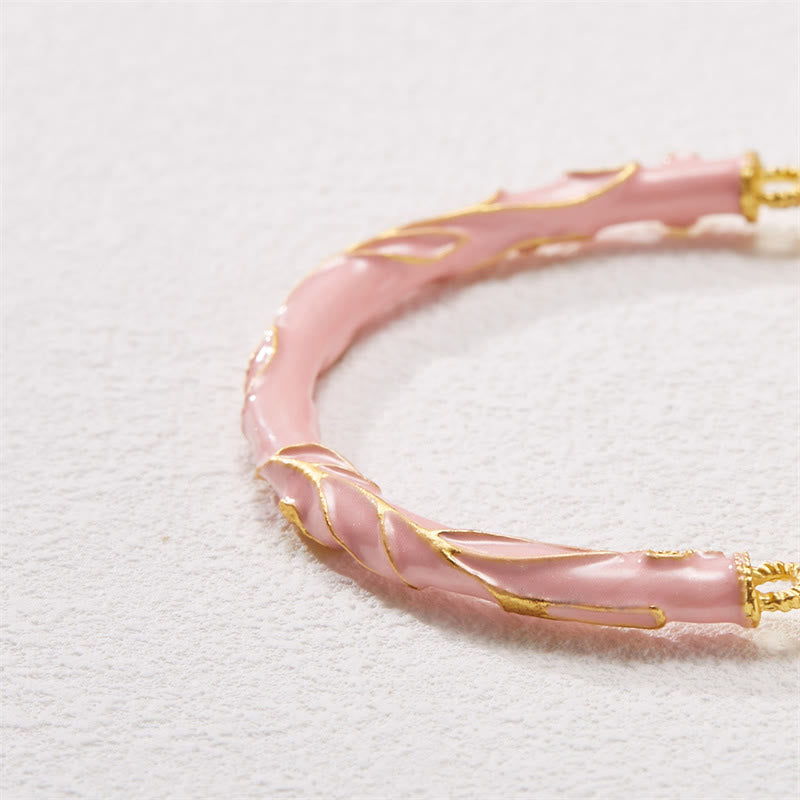 Bracelet jonc à breloques positives en jade et soie dorée avec Buddha Stones et pierre de soleil