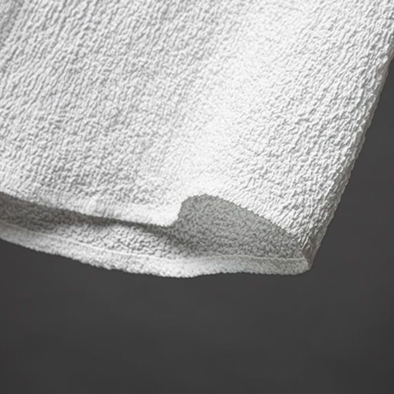 Ensemble chemise et pantalon à manches mi-longues et boutons pour homme, 2 pièces, couleur unie, Buddha Stones - image 6