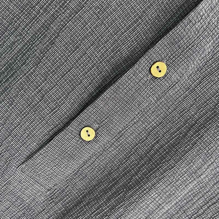 Chemise boutonnée à manches courtes pour homme, couleur unie, motif Buddha Stones , été - image 3