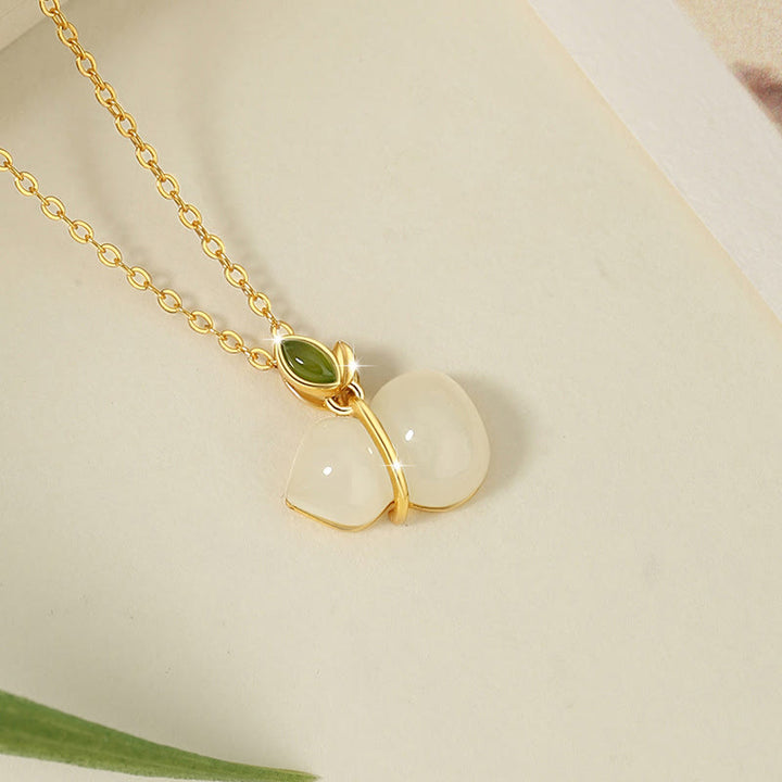 Collier pendentif en argent sterling 925 avec Buddha Stones et jade Hetian