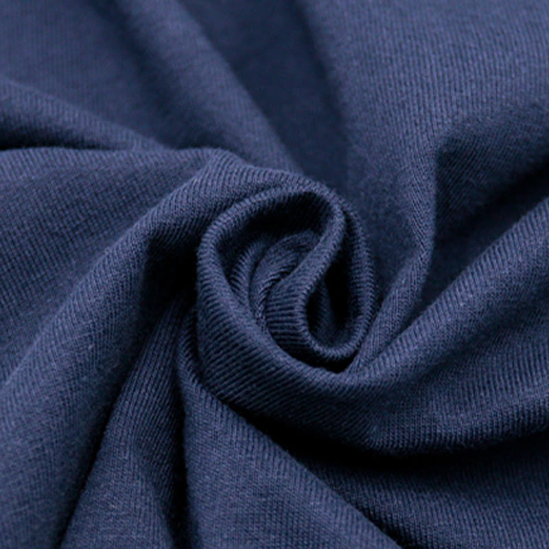 T-shirt d'été en coton à manches courtes et col rond pour homme Buddha Stones Yin Yang - image 5