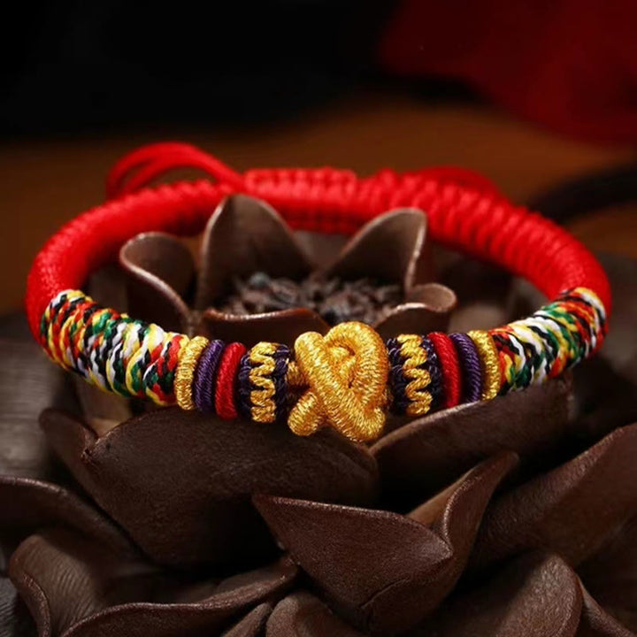 Bracelet Buddha Stones en argent sterling 925 Om Mani Padme Hum King Kong Knot Faith - image 9