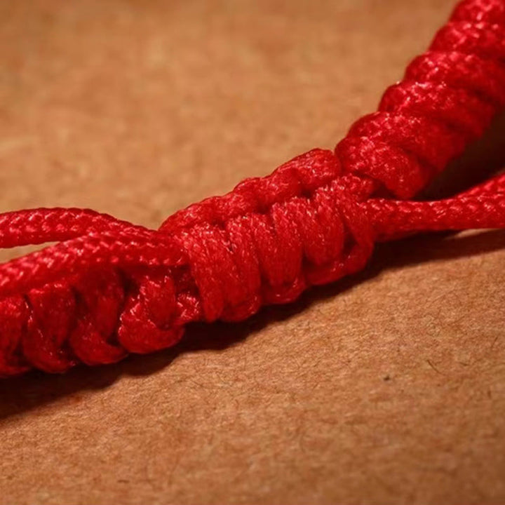 Bracelet Buddha Stones en argent sterling 925 Om Mani Padme Hum King Kong Knot Faith - image 11