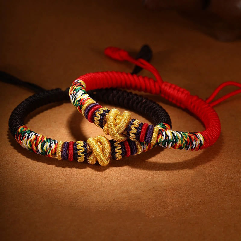 Bracelet Buddha Stones en argent sterling 925 Om Mani Padme Hum King Kong Knot Faith - image 17