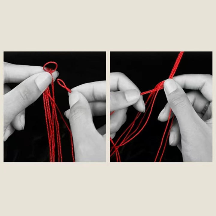 Bracelet Buddha Stones en argent sterling 925 Om Mani Padme Hum King Kong Knot Faith - image 21