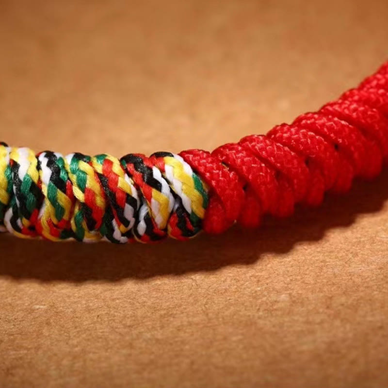 Bracelet Buddha Stones en argent sterling 925 Om Mani Padme Hum King Kong Knot Faith - image 12