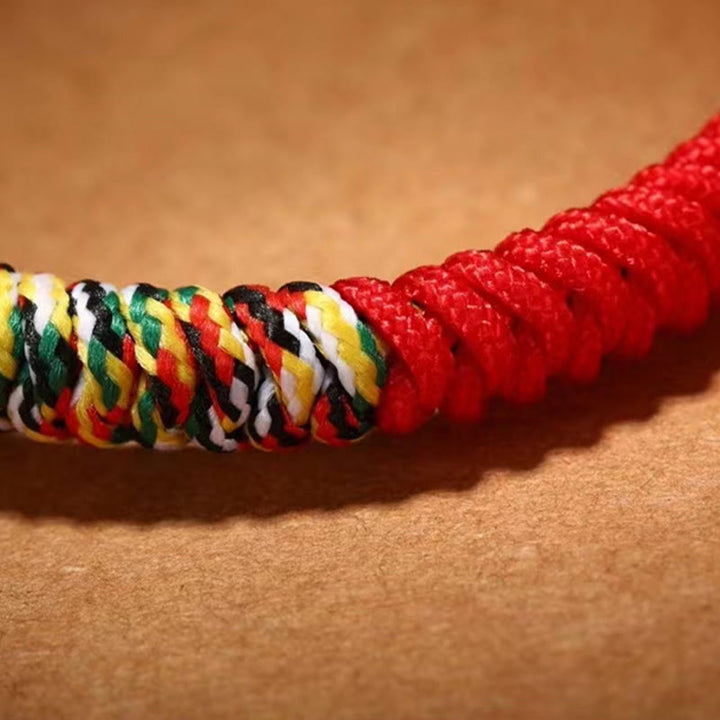 Bracelet Buddha Stones en argent sterling 925 Om Mani Padme Hum King Kong Knot Faith - image 12