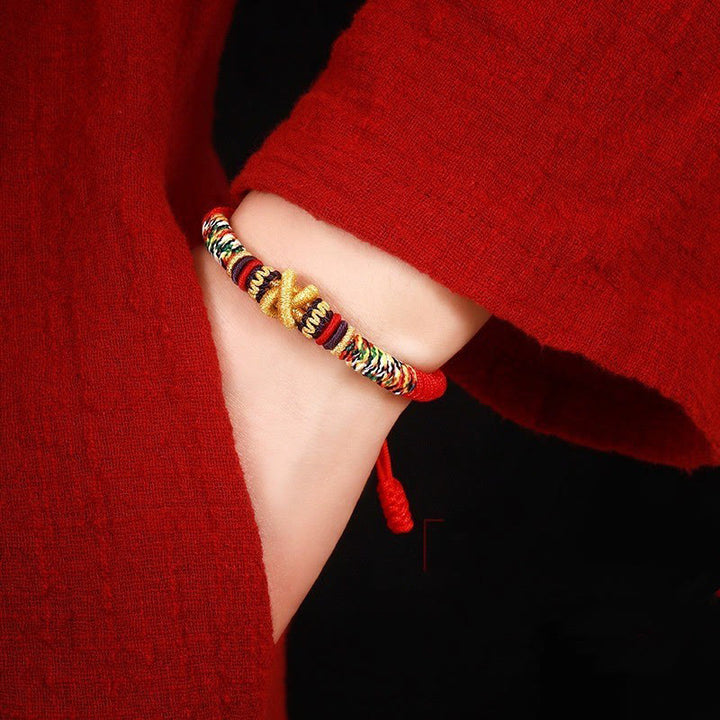 Bracelet Buddha Stones en argent sterling 925 Om Mani Padme Hum King Kong Knot Faith - image 15