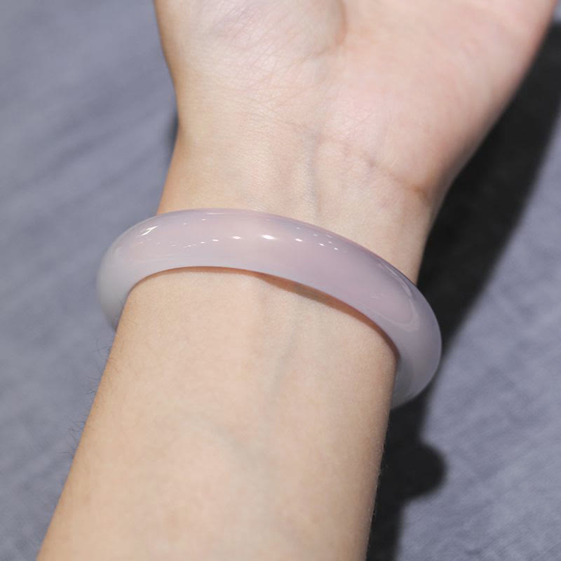 Bracelet de protection apaisant en jade violet naturel Buddha Stones