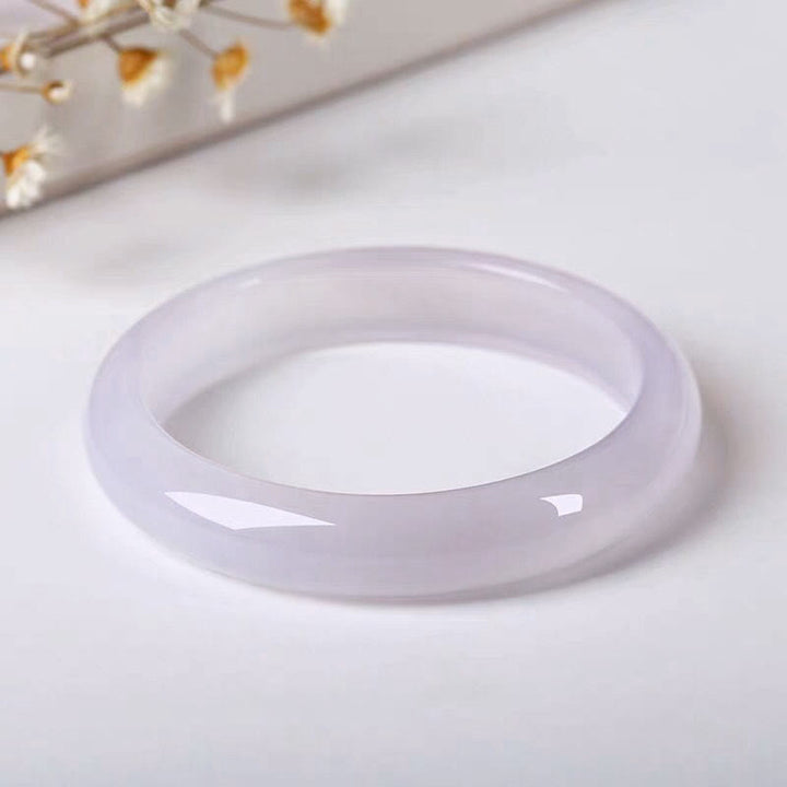 Bracelet de protection apaisant en jade violet naturel Buddha Stones