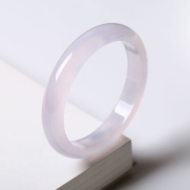 Bracelet en calcédoine naturelle Buddha Stones, énergie positive - image 1