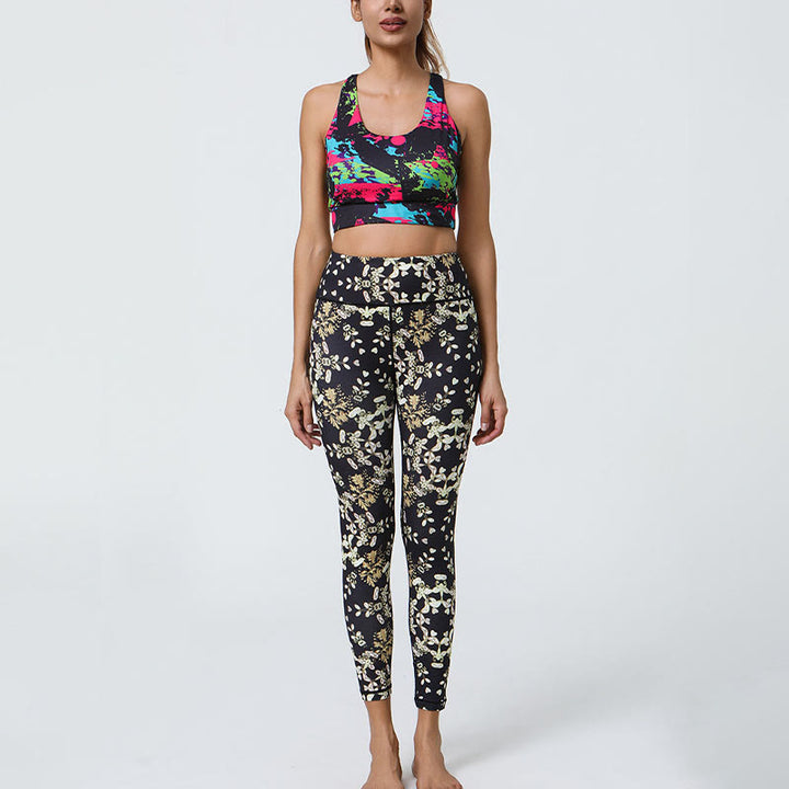 Leggings taille haute pour femme avec imprimé Buddha Stones , fleurs, mandalas géométriques, sport, fitness, yoga - image 16