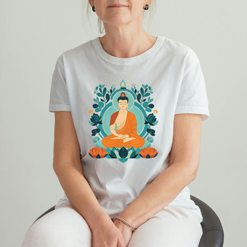 T-shirt Buddha Stones Lotus Bouddha Méditation - image 4