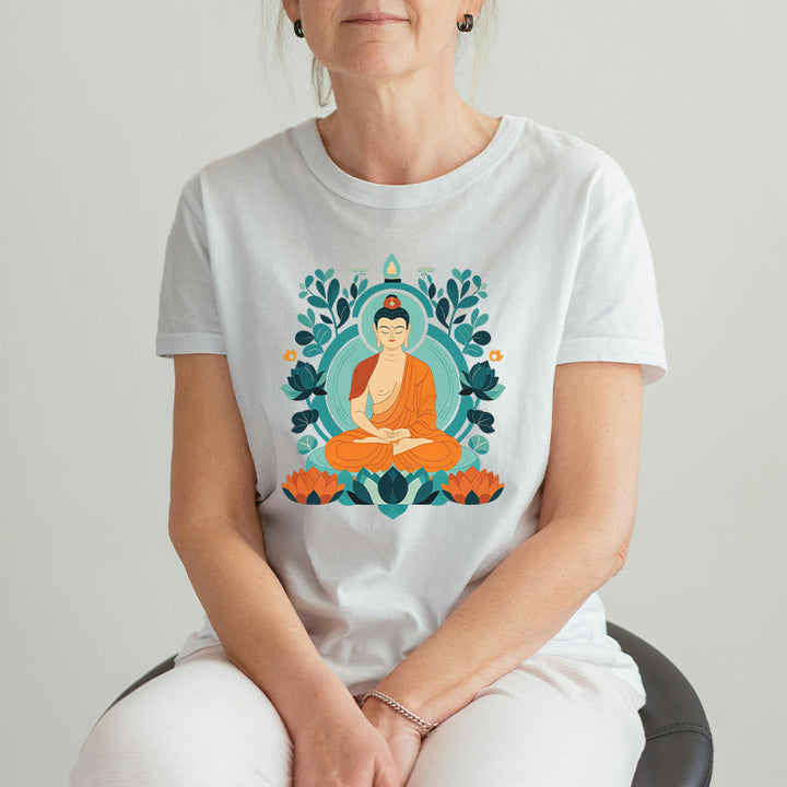T-shirt Buddha Stones Lotus Bouddha Méditation - image 4