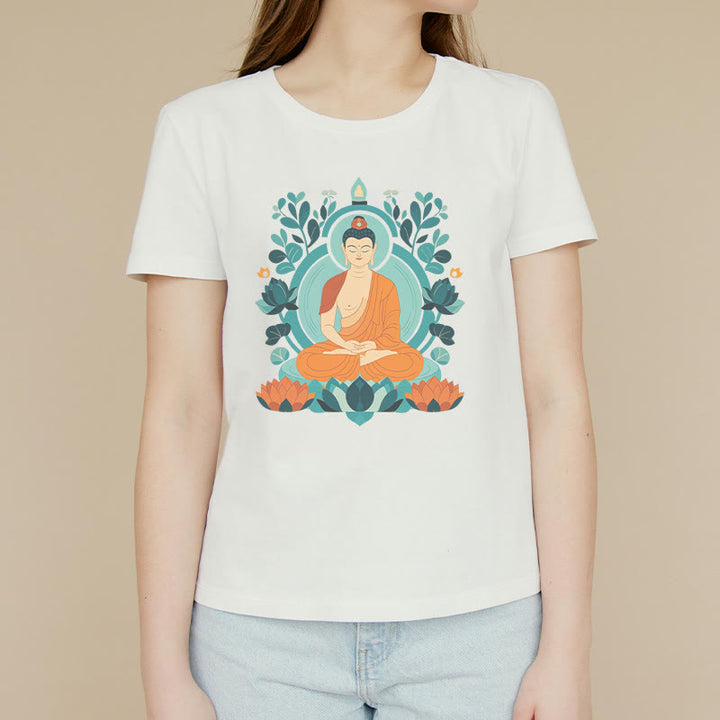 T-shirt Buddha Stones Lotus Bouddha Méditation - image 3