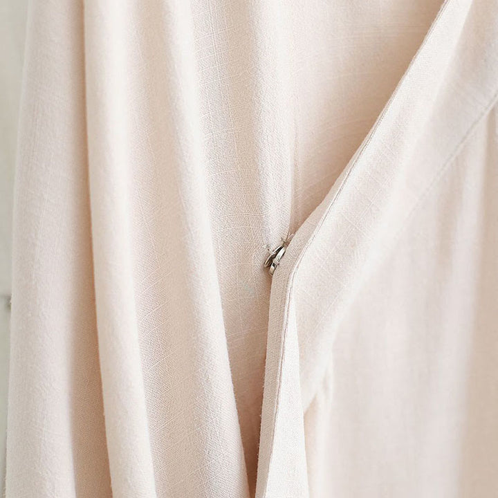 Ensemble de vêtements en coton et lin pour homme, 2 pièces, Buddha Stones en V, manches longues, haut et pantalon, méditation, zen, Tai Chi - image 17