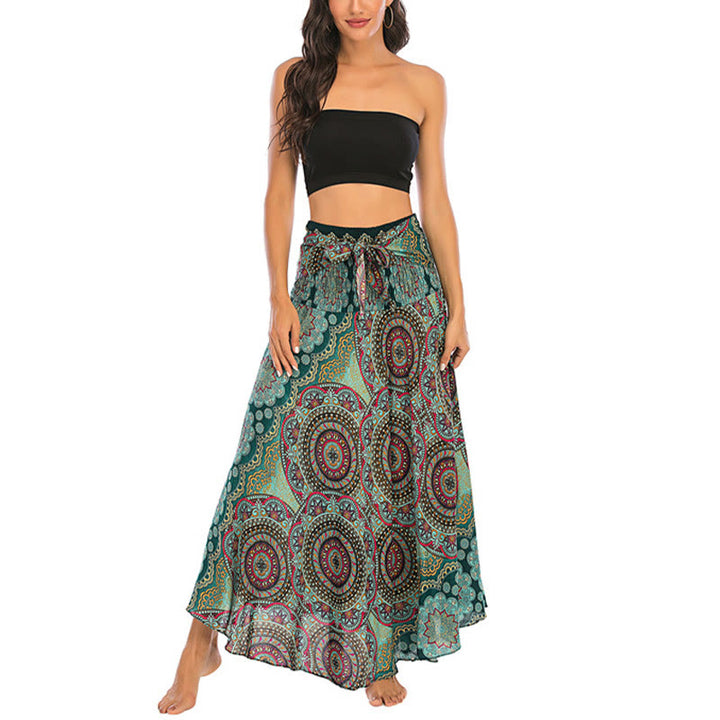 Robe jupe à lacets style bohème à fleurs mandala Buddha Stones Two Style Wear - image 2