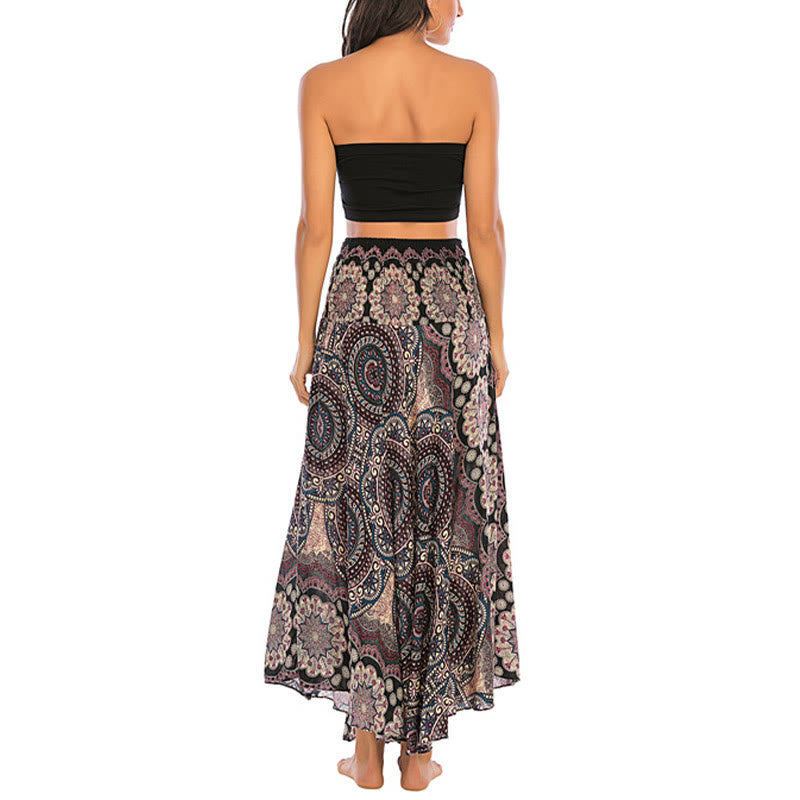 Robe jupe à lacets style bohème à fleurs mandala Buddha Stones Two Style Wear - image 14