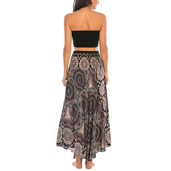 Robe jupe à lacets style bohème à fleurs mandala Buddha Stones Two Style Wear - image 14
