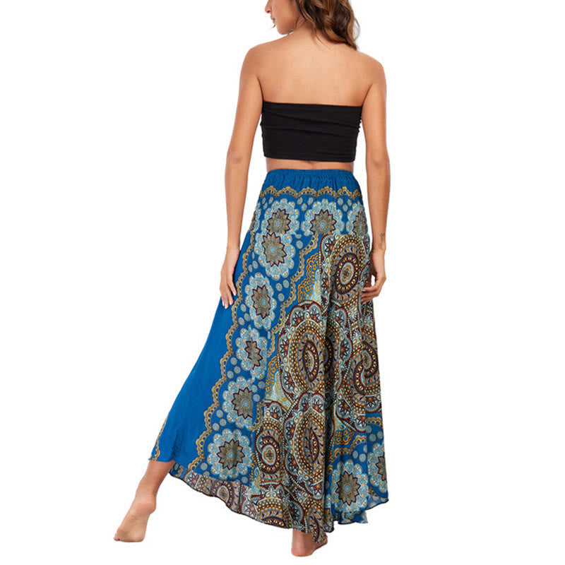 Robe jupe à lacets style bohème à fleurs mandala Buddha Stones Two Style Wear - image 42
