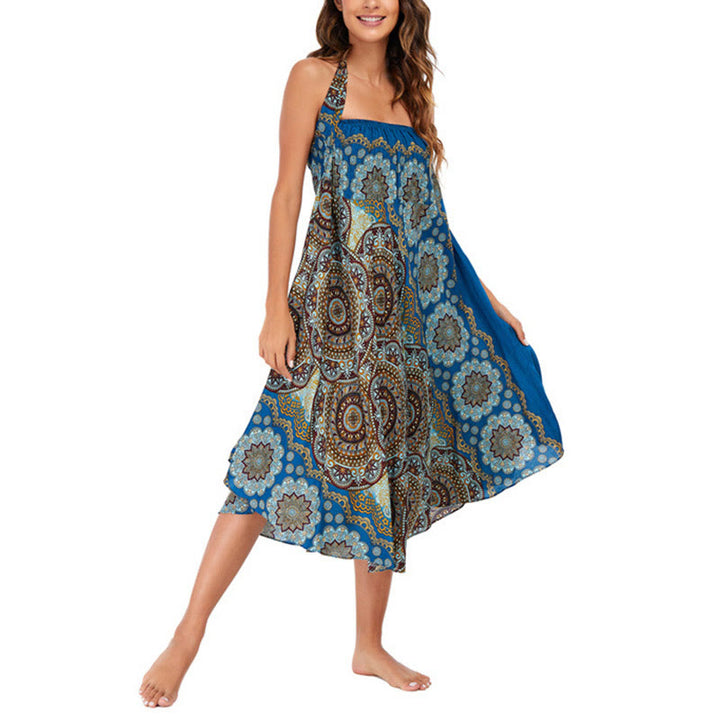 Robe jupe à lacets style bohème à fleurs mandala Buddha Stones Two Style Wear - image 39
