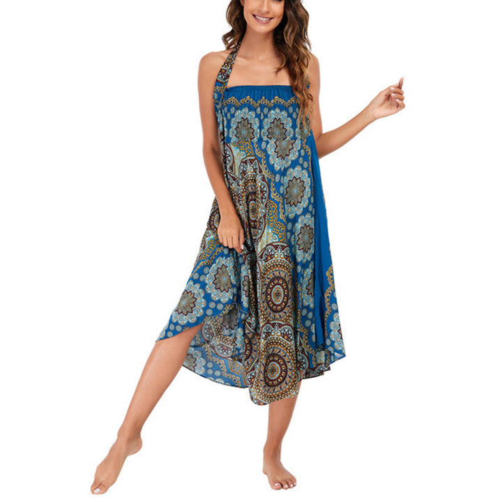 Robe jupe à lacets style bohème à fleurs mandala Buddha Stones Two Style Wear - image 43