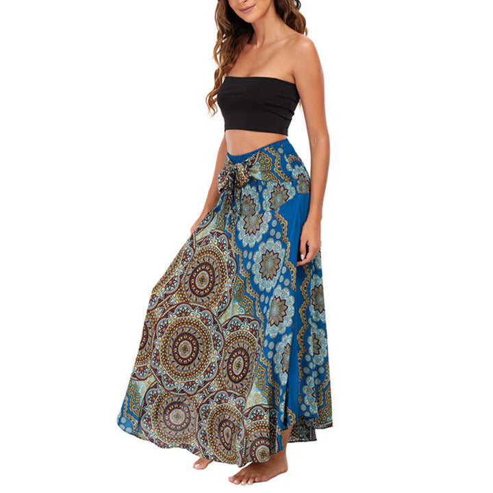 Robe jupe à lacets style bohème à fleurs mandala Buddha Stones Two Style Wear - image 40