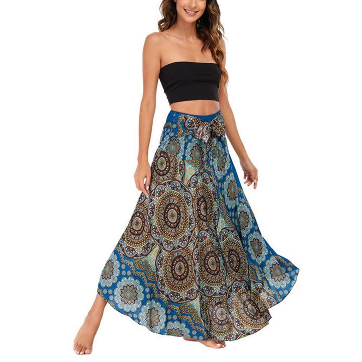 Robe jupe à lacets style bohème à fleurs mandala Buddha Stones Two Style Wear - image 41