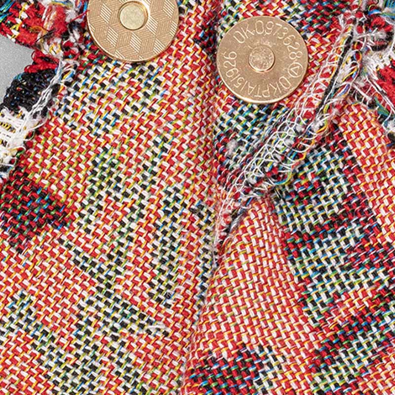 Sac à bandoulière triangulaire à imprimé géométrique avec Buddha Stones, fleurs, lettres, papillons