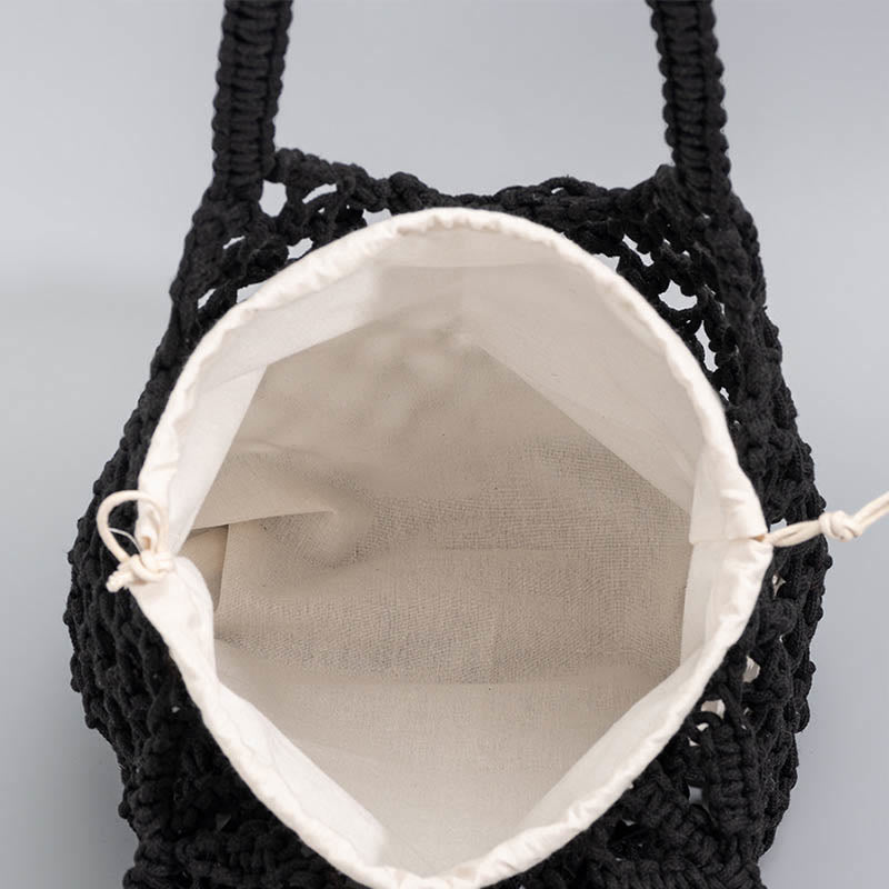 Sac à bandoulière en fil de coton tissé à la main Buddha Stones