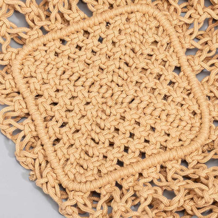 Sac à bandoulière en fil de coton tissé à la main Buddha Stones