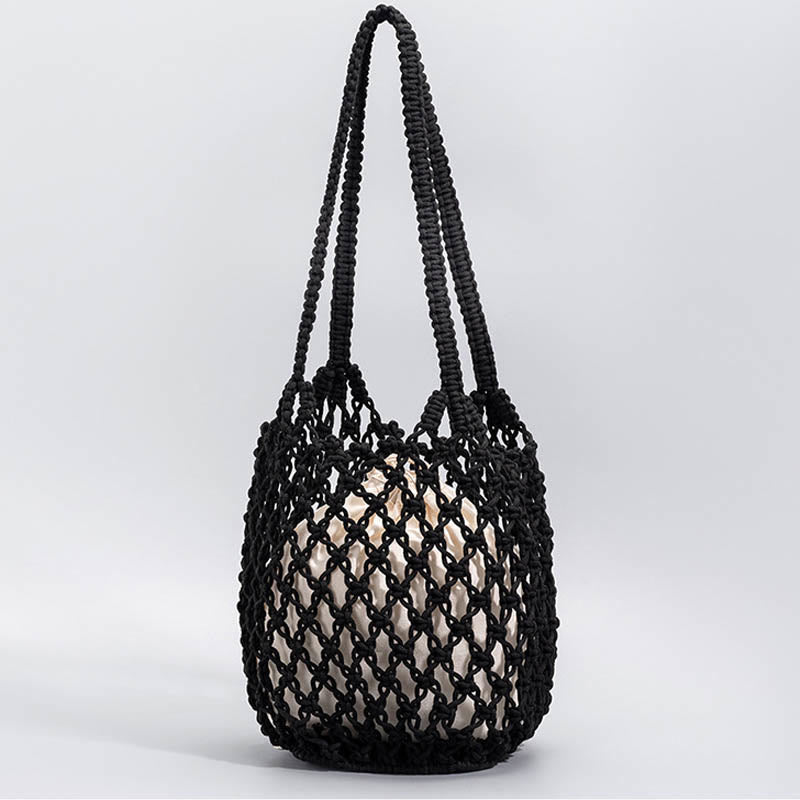 Sac à bandoulière en fil de coton tissé à la main Buddha Stones